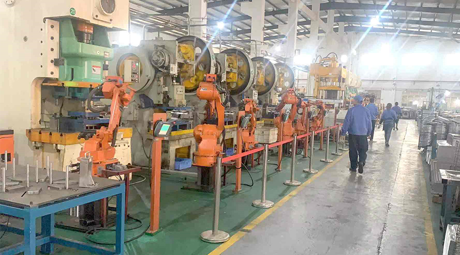 揭秘金環(huán)電器滾筒干衣機沖壓自動化生產(chǎn)是如何進(jìn)行的？