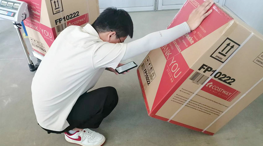 實況直擊！客戶北美COSTWAY開展衣物烘干機驗貨