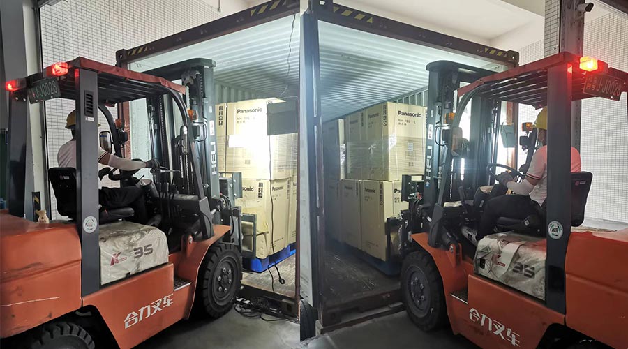 趕進(jìn)度加油干！ 迅速完成松下客戶的衣物烘干機(jī)出貨